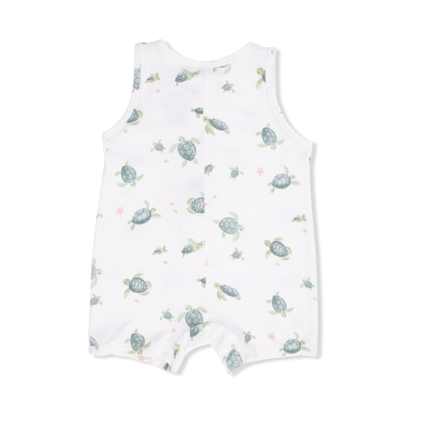 Sleeveless Shortie Romper, Sea Turtles