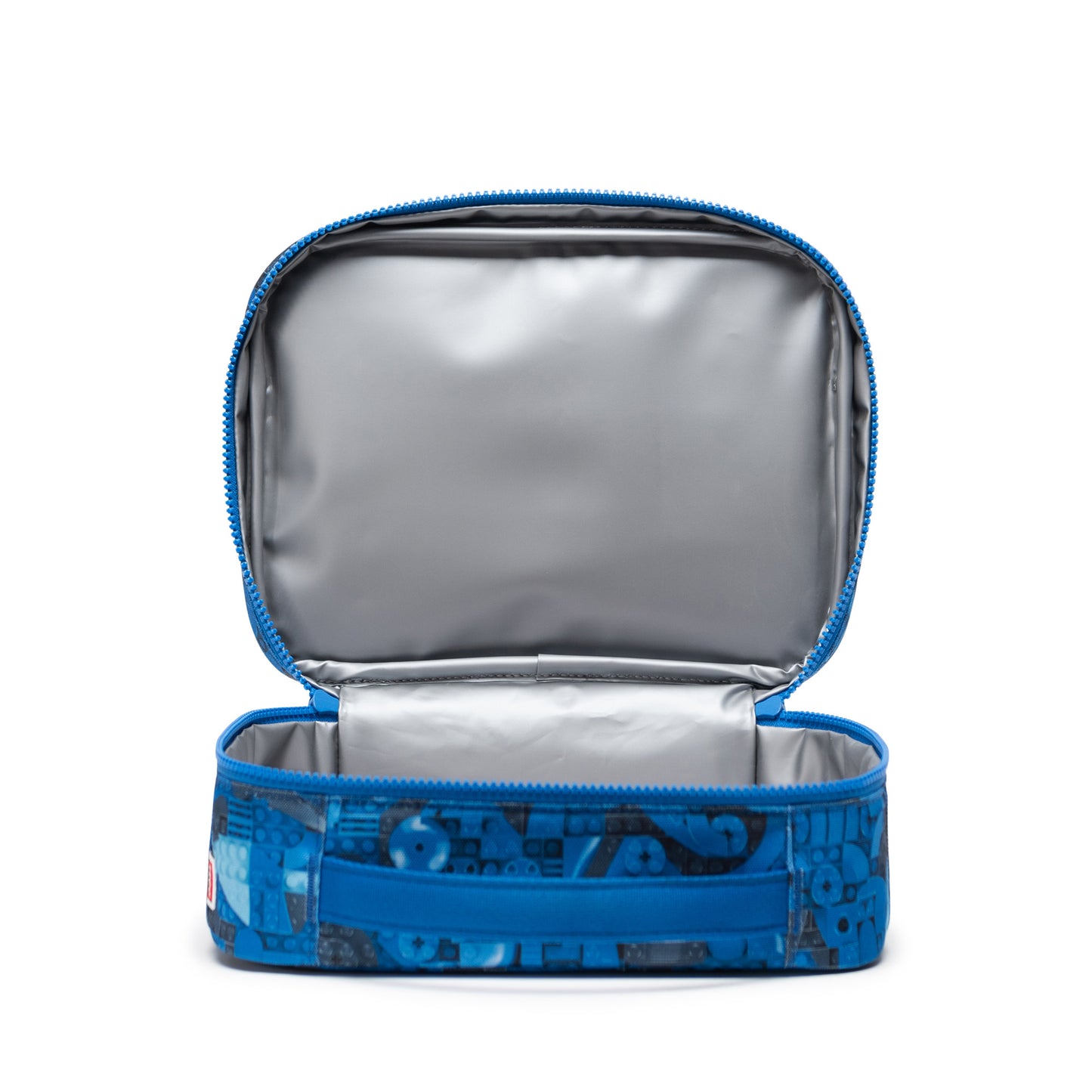 LEGO Pop Quiz Lunch Box - Abstract Bricks Blue