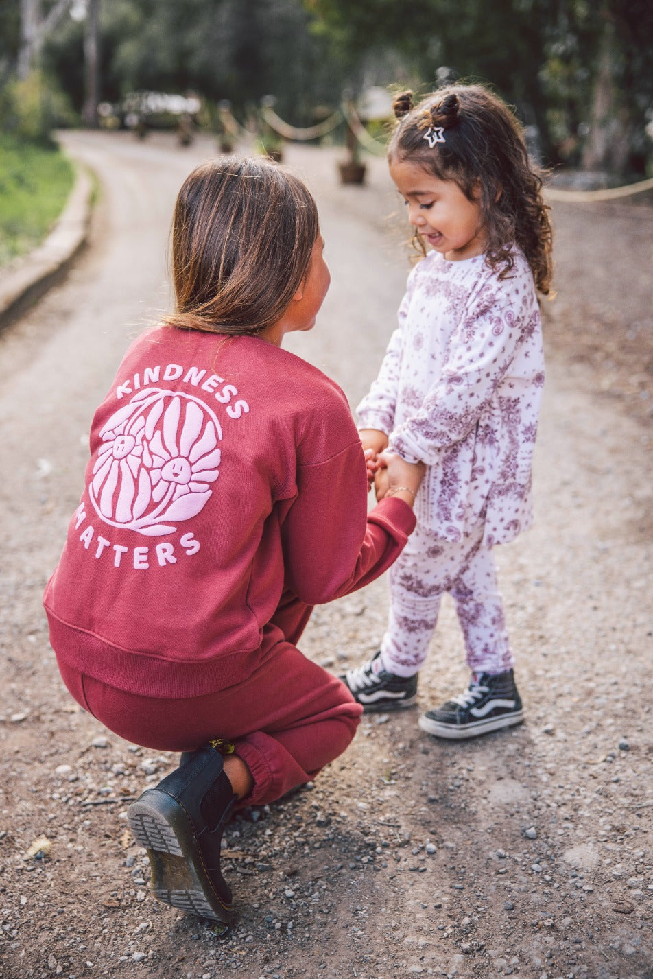 Kindness Sweatshirt, Mystic Maroon