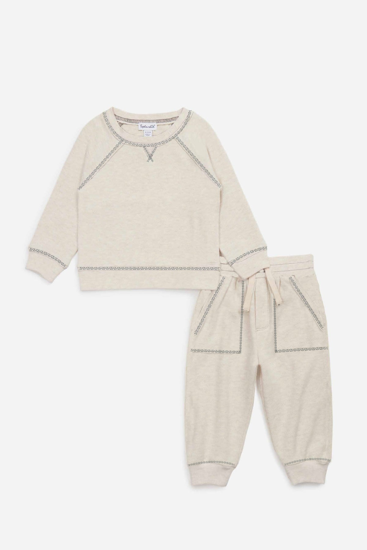 Canyon Cutie Jogger Set, Oat Heather