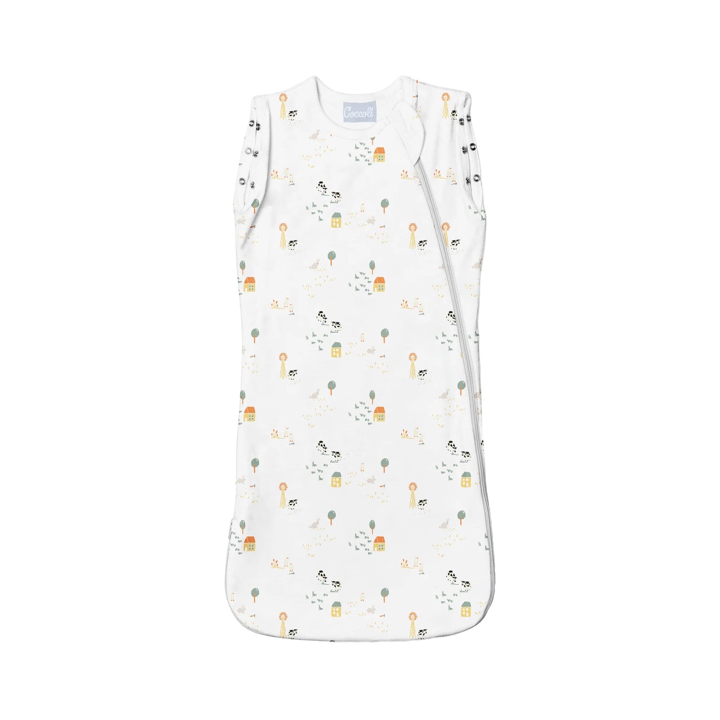 0.5 Togs Infant Sleepsack, Farm Animals on Cream