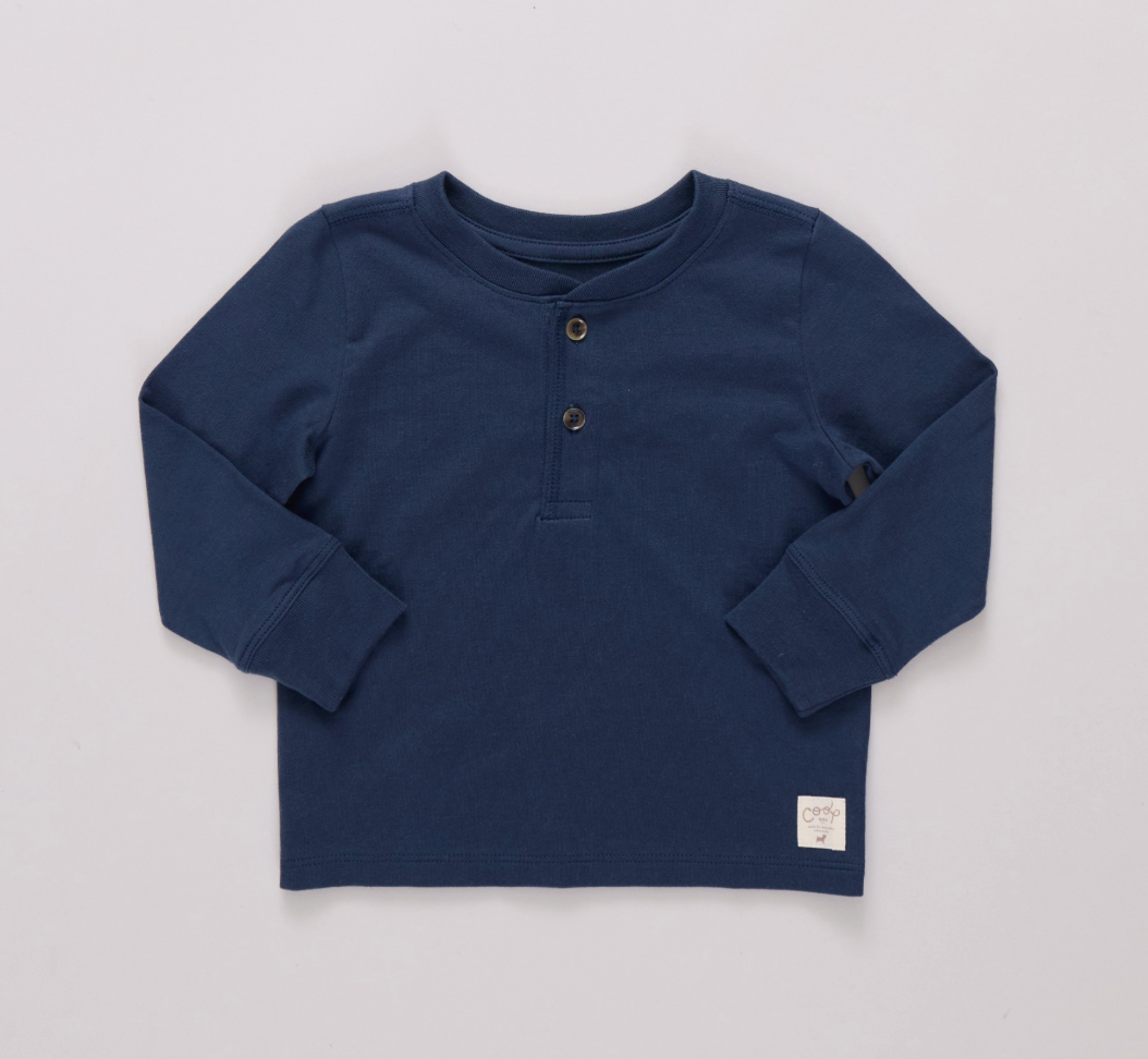 Scout L/S Henley, Navy