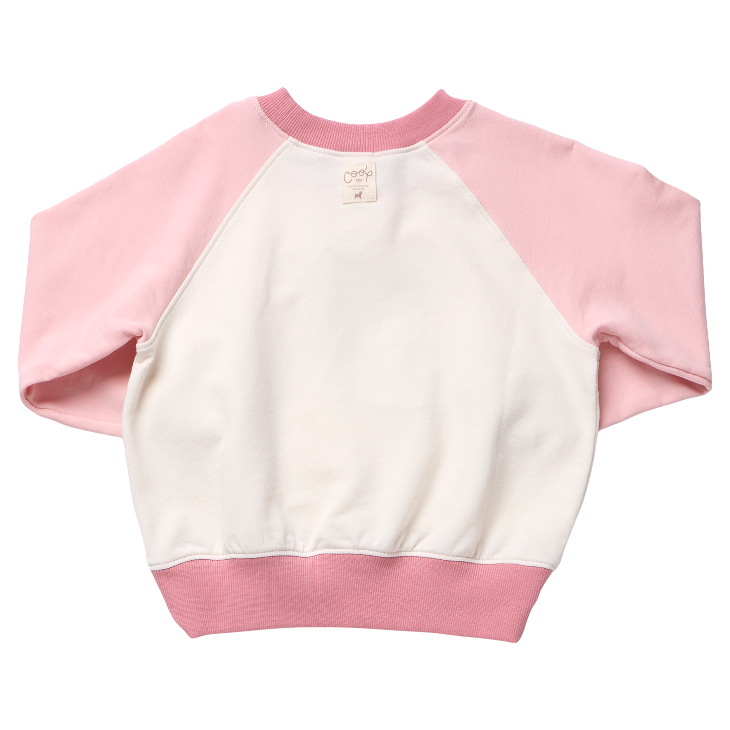 Puzzle Sweatshirt, Pink Colorblock