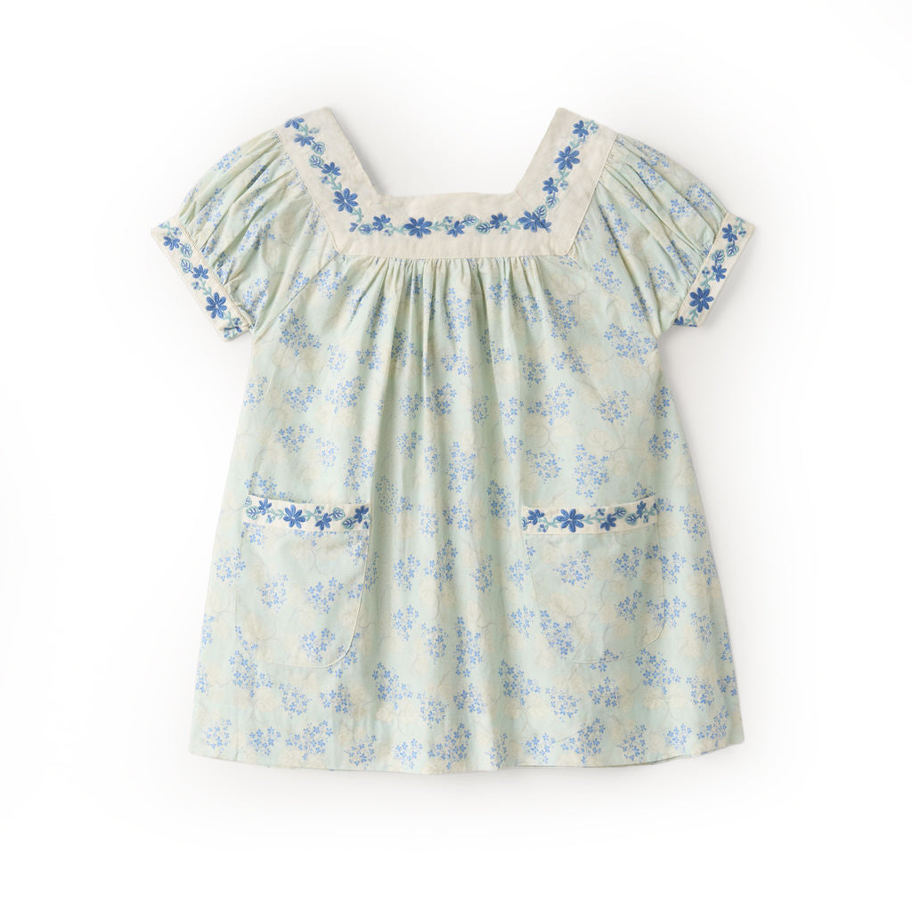 Adelle Dress in Minty Flower