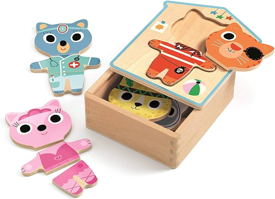 Wooden Puzzles Dressup Mix