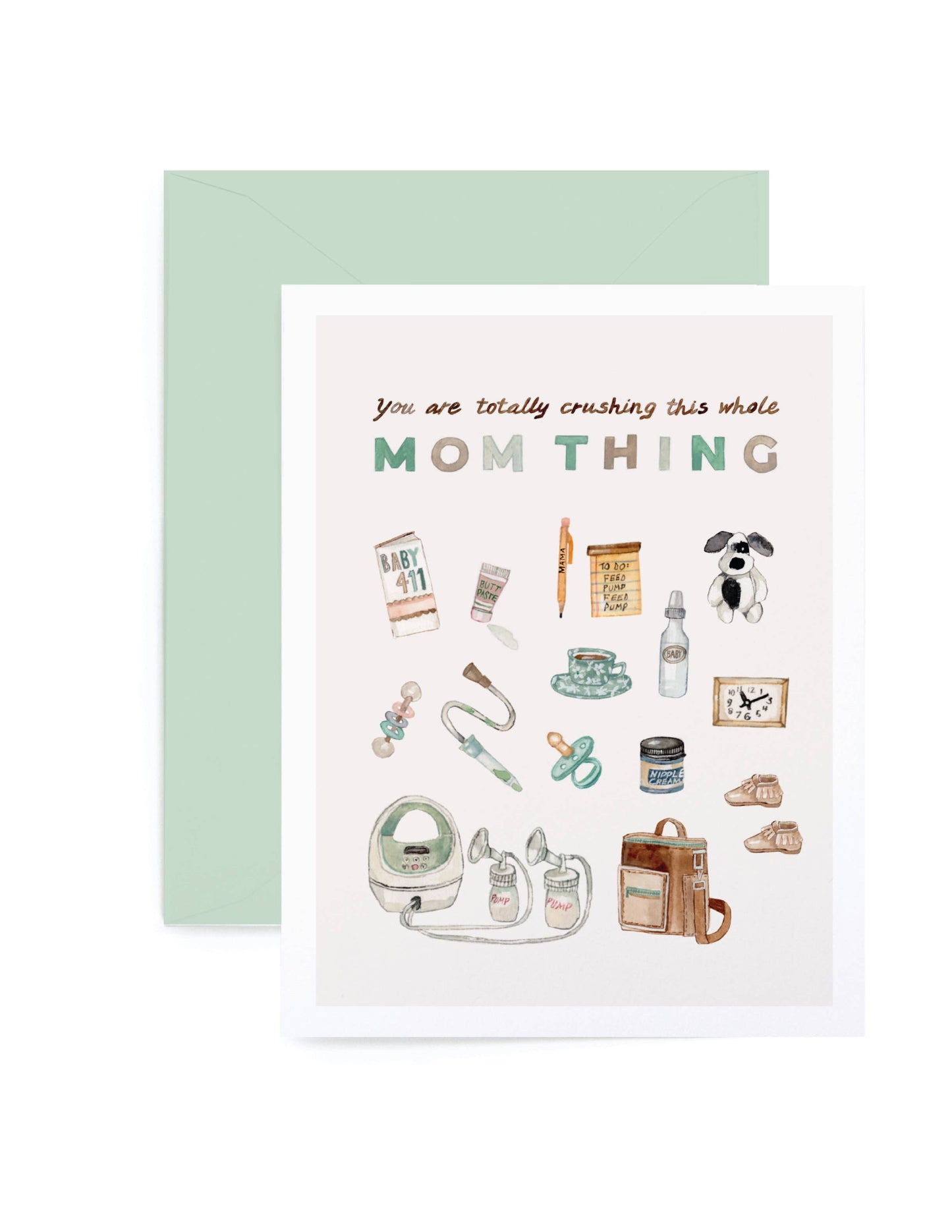 New Mom Encouragement Greeting Card