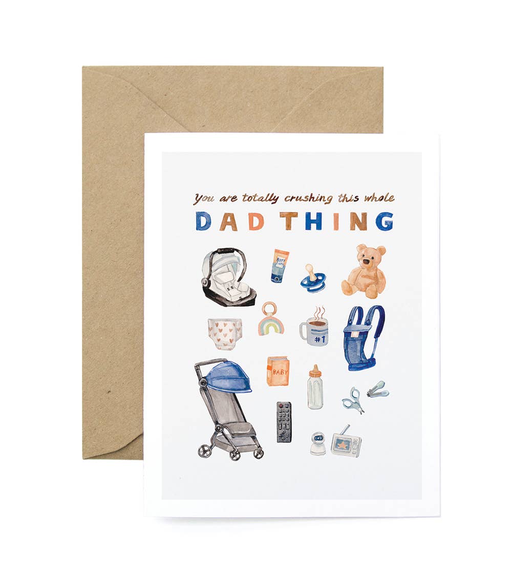 New Dad Encouragement Father's Day Greeting Card
