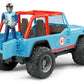 Jeep Cross Country w/Driver, Blue