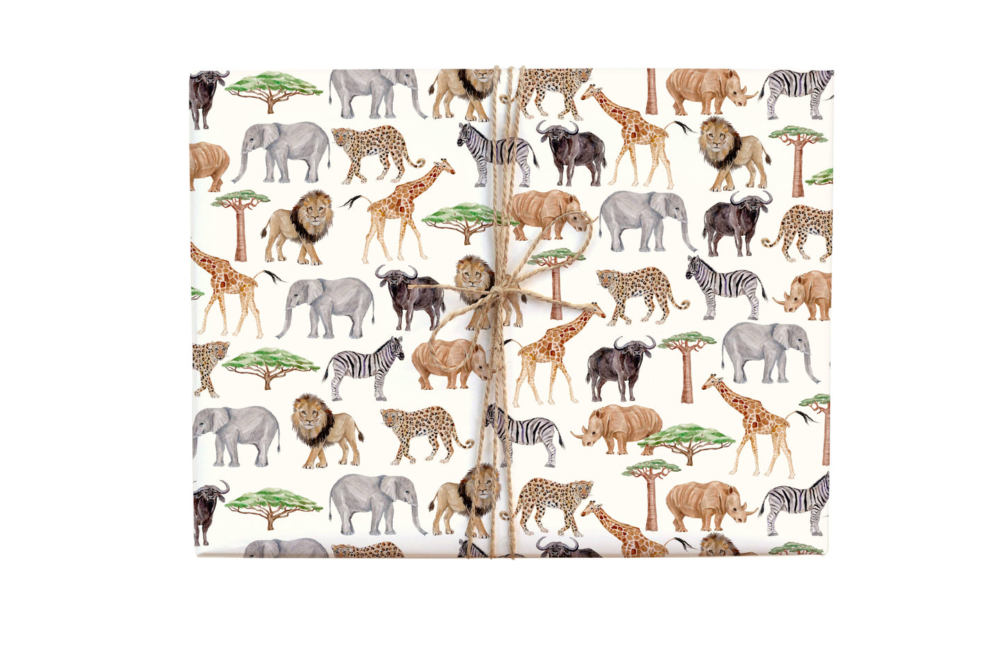 On Safari Gift Wrap Roll