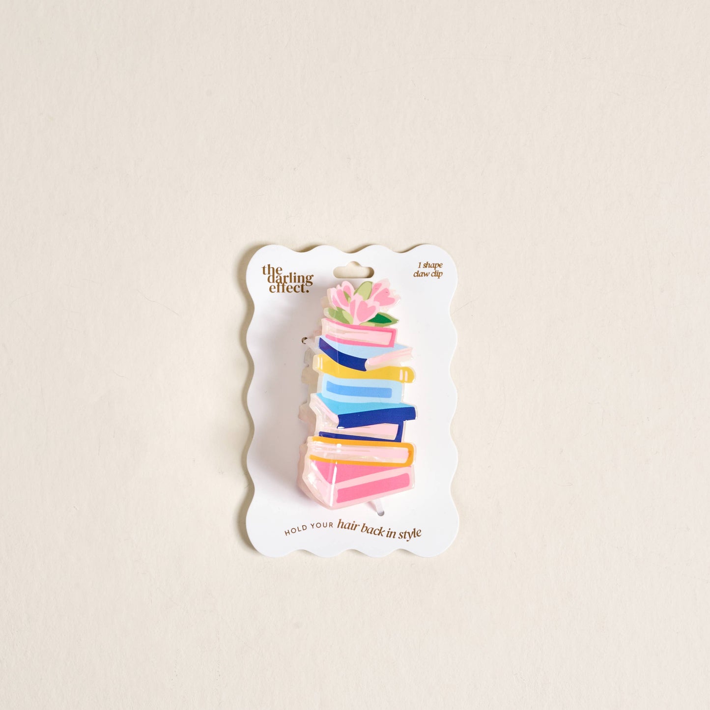 Shape Up Claw Clip–Book Nook