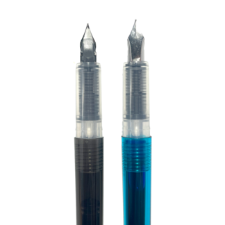 Splendid Duo Fountain Pens: Black & Blue Inks - Set of 2 Pen