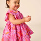 Ruffle Sleeve Baby Dress Set, Brazilian