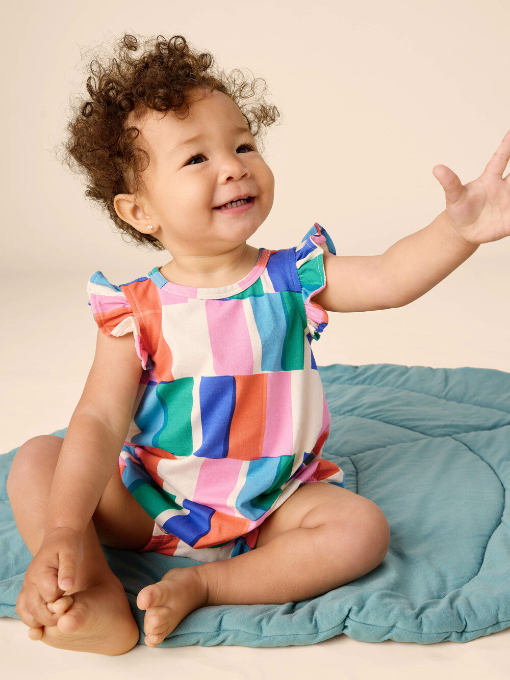 Flutter Baby Romper, Copacabana