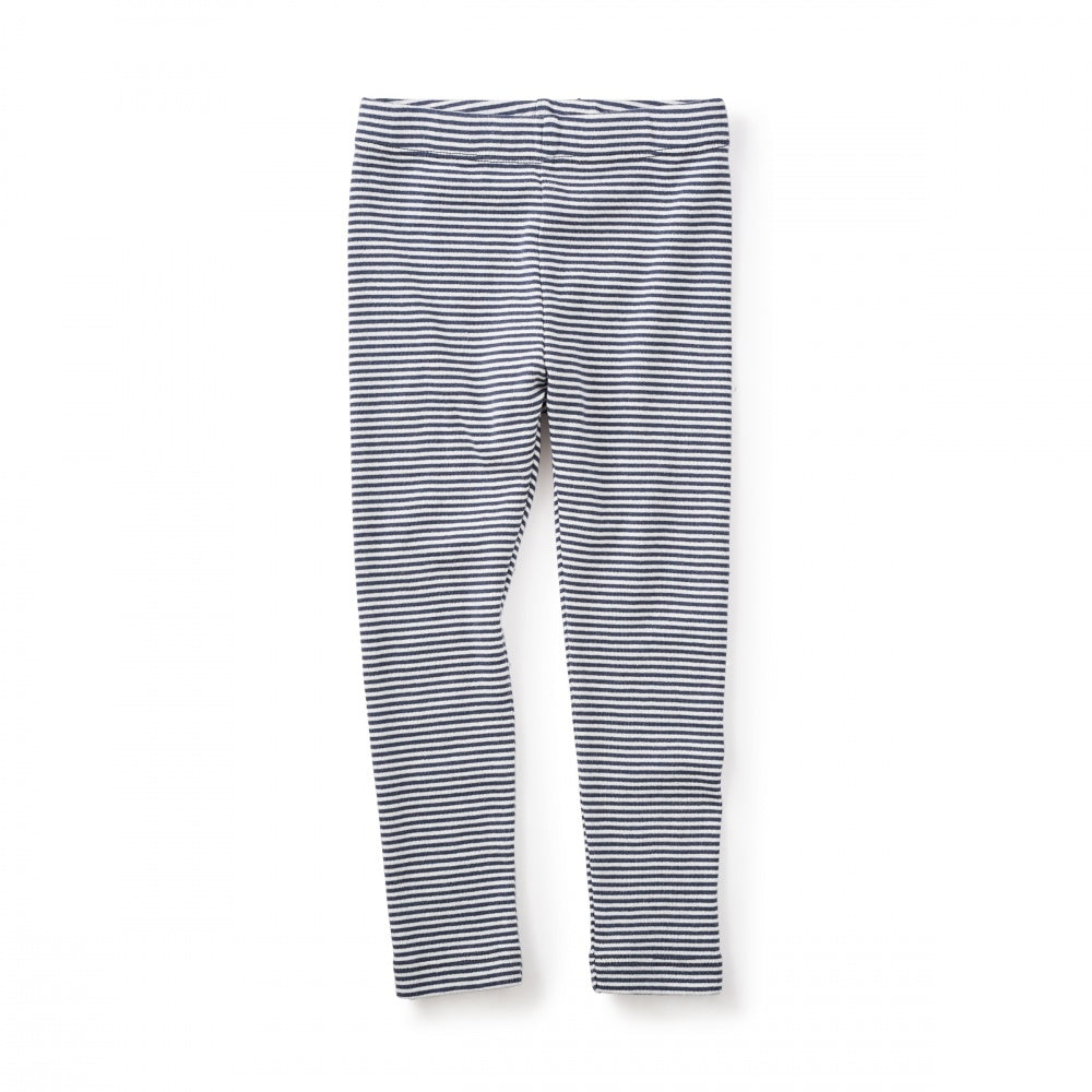 Striped Leggings, Heritage Blue