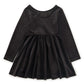 Velour Ballet Dress, Jet Black
