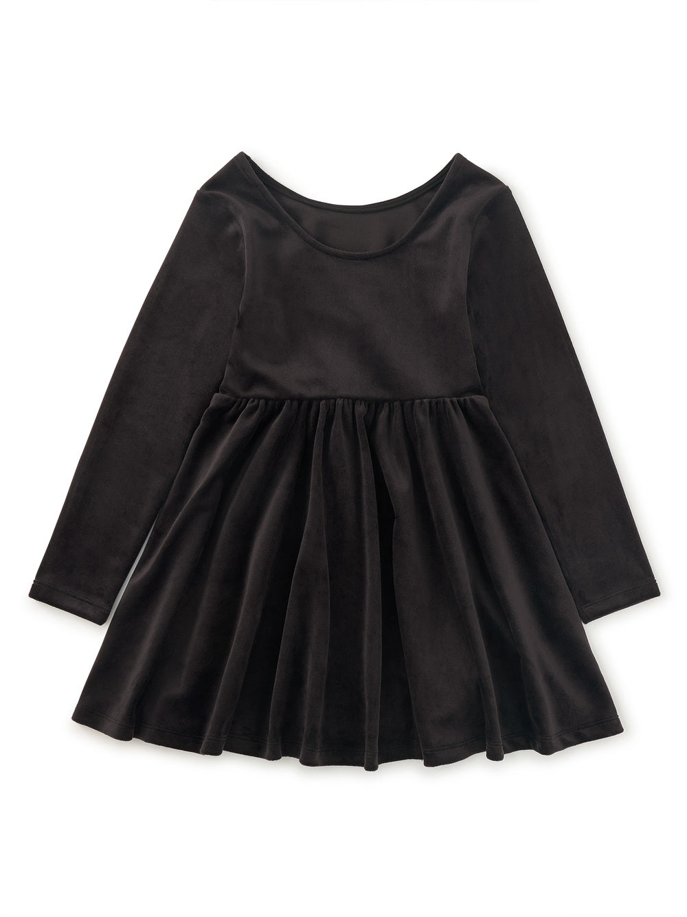 Velour Ballet Dress, Jet Black