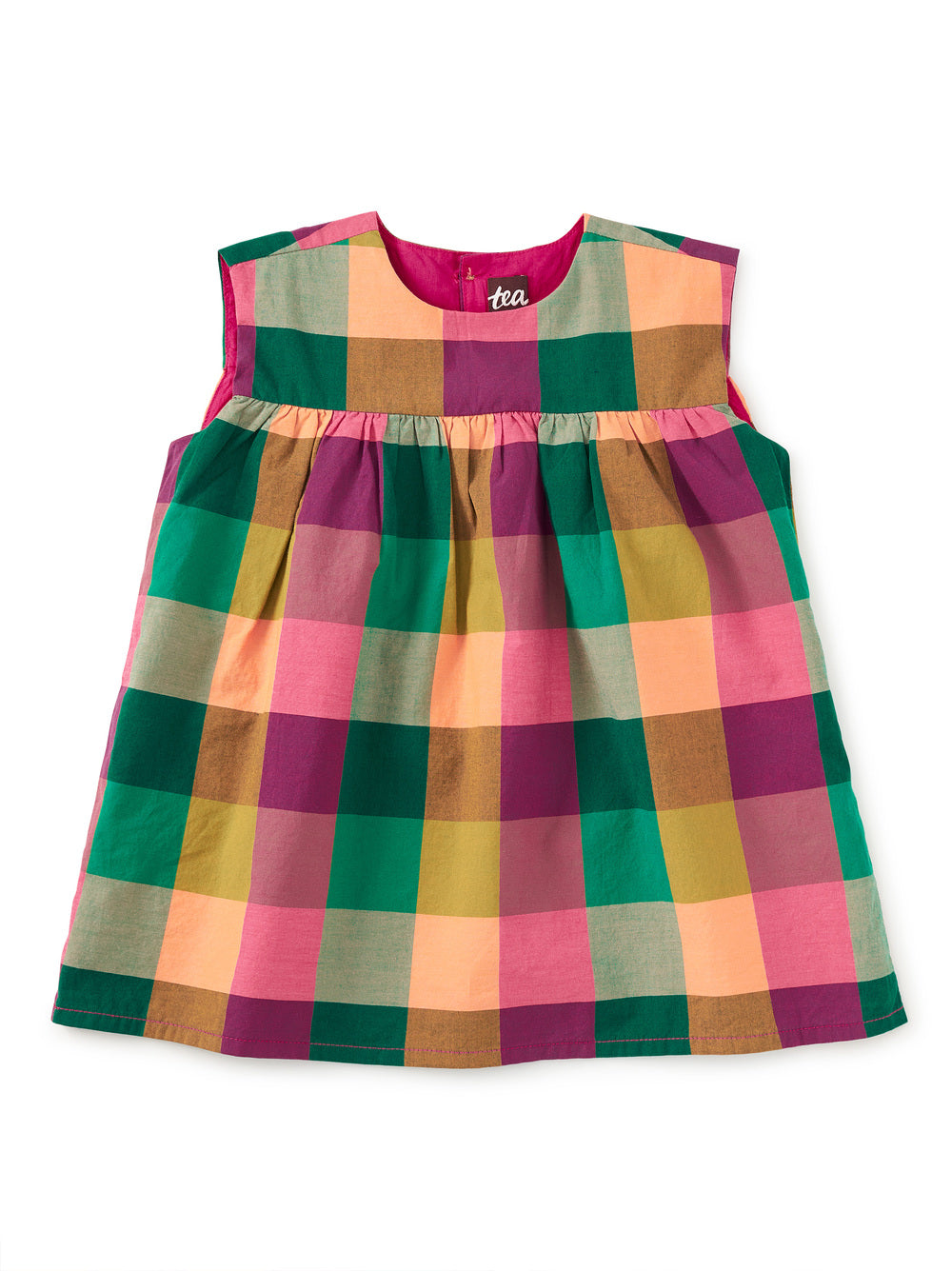 Empire Dress Set, Barcelona Plaid