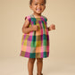 Empire Dress Set, Barcelona Plaid