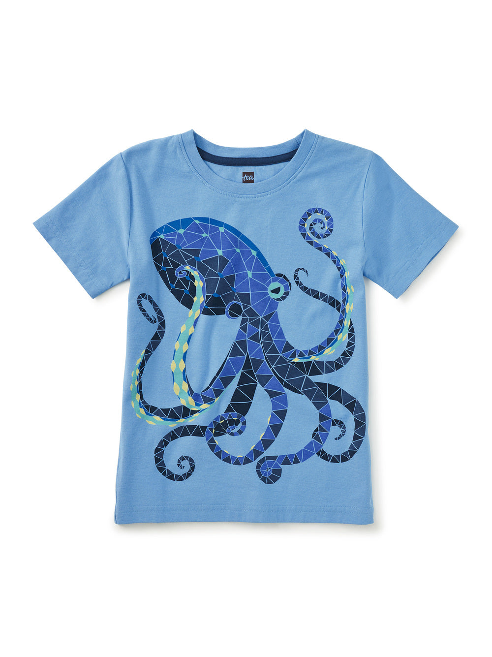 S/S Graphic Tee, Octopus Mosaic