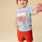 Double-Sided S/S Graphic Tee, Fire Truck