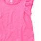 Pom Pom Flutter Top, Carousel Pink
