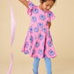 Flutter Sleeve Twirl Dress,