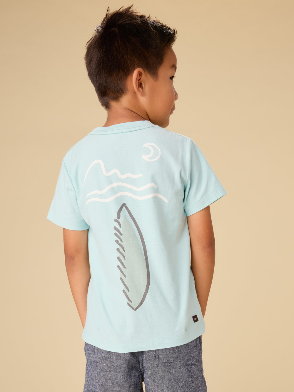 Double-Sided S/S Graphic Tee, Picasso Wolf