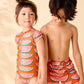 Mid-Length Swim Trunks, Watermelon Slices