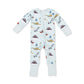 Conv. Romper, Snow Cats