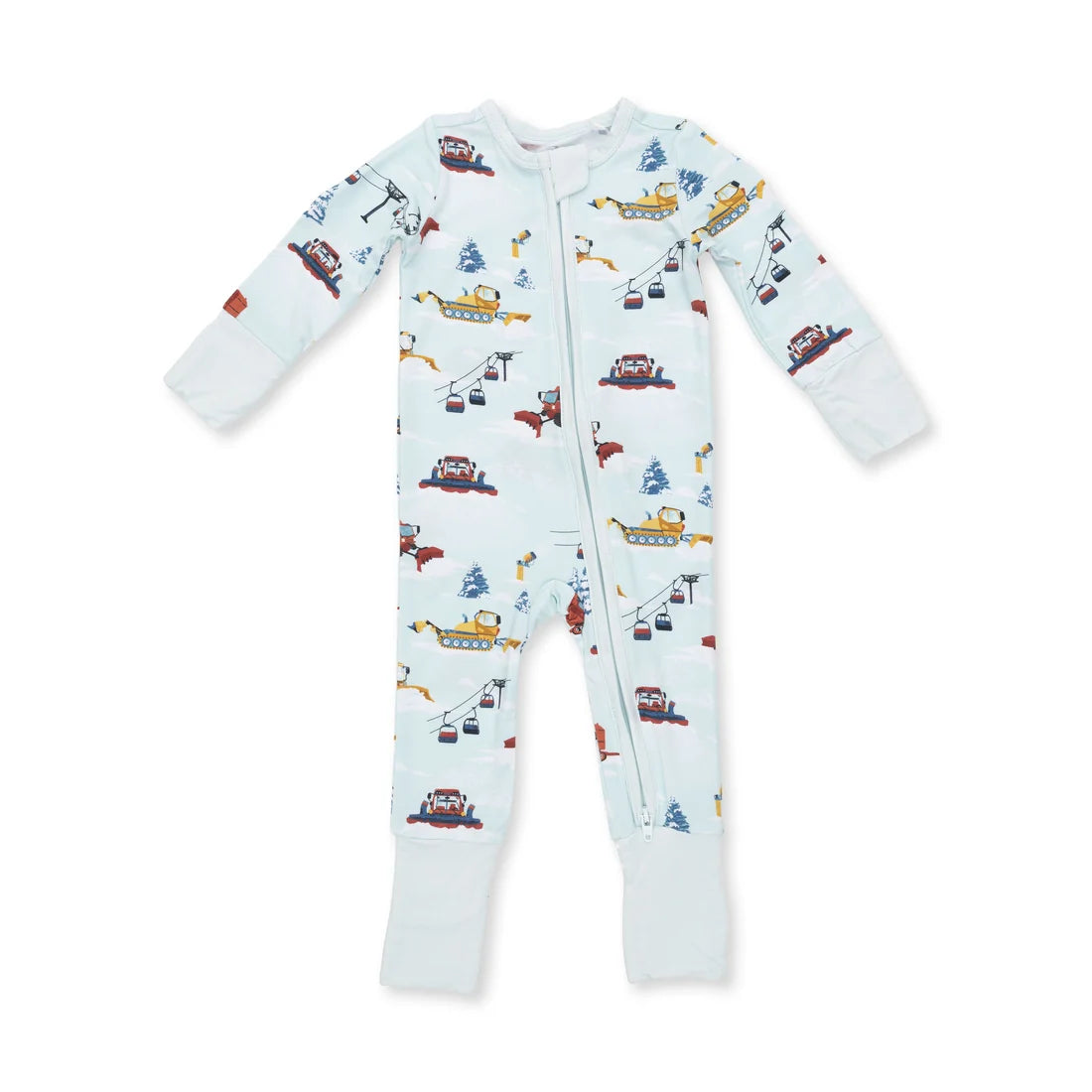 Conv. Romper, Snow Cats