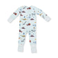 Conv. Romper, Snow Cats
