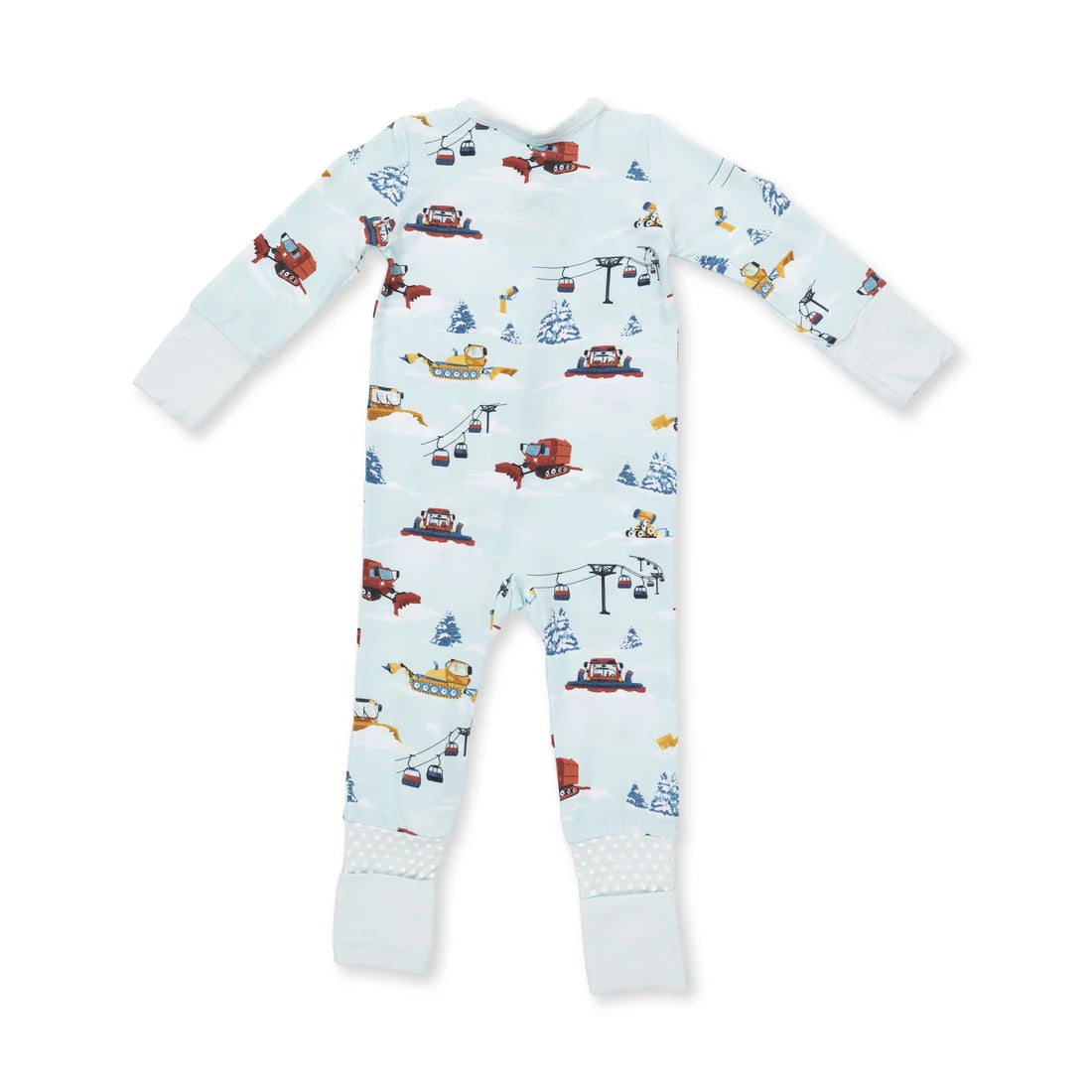 Conv. Romper, Snow Cats