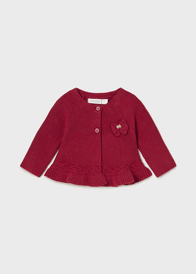 Knit Cardigan, Cherry, 2303