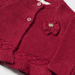 Knit Cardigan, Cherry, 2303