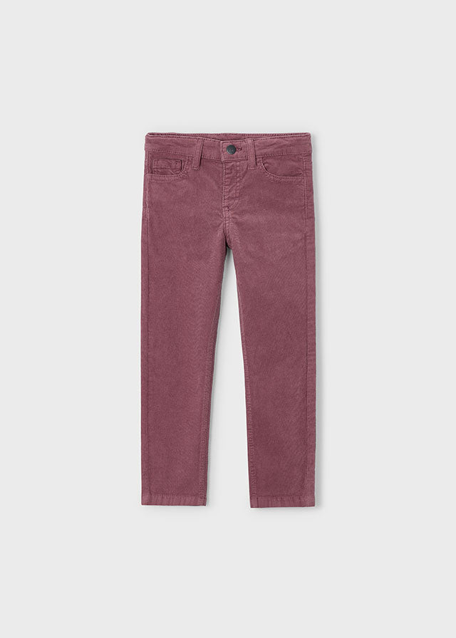 Cord Pants, Eggplant, 571