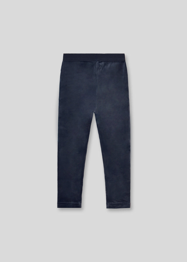 Velvet Leggings, Navy, 712