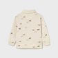 L/S Printed Polo, Horses, 2102