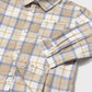 L/S Checked Shirt, Oatmeal, 2109