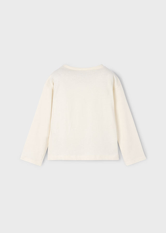 L/S Shirt, Crochet Pocket, 4004