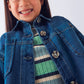 Flowy Denim Overshirt, 4135