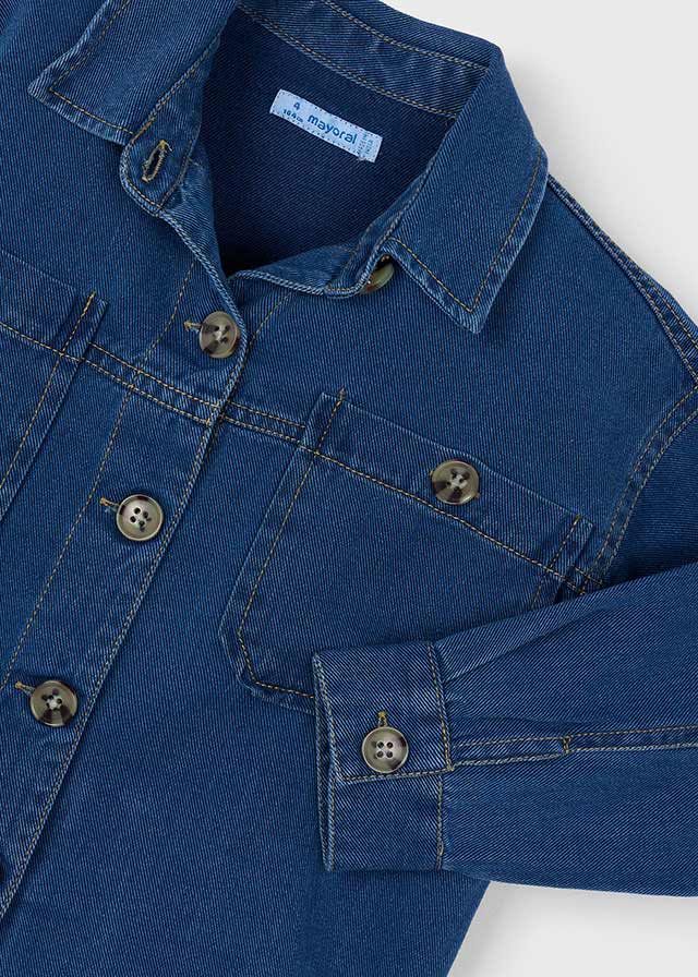 Flowy Denim Overshirt, 4135