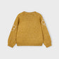 Flower Sweater, Mustard, 4308