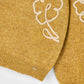Flower Sweater, Mustard, 4308