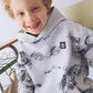Mountain Print Hoodie, 4403