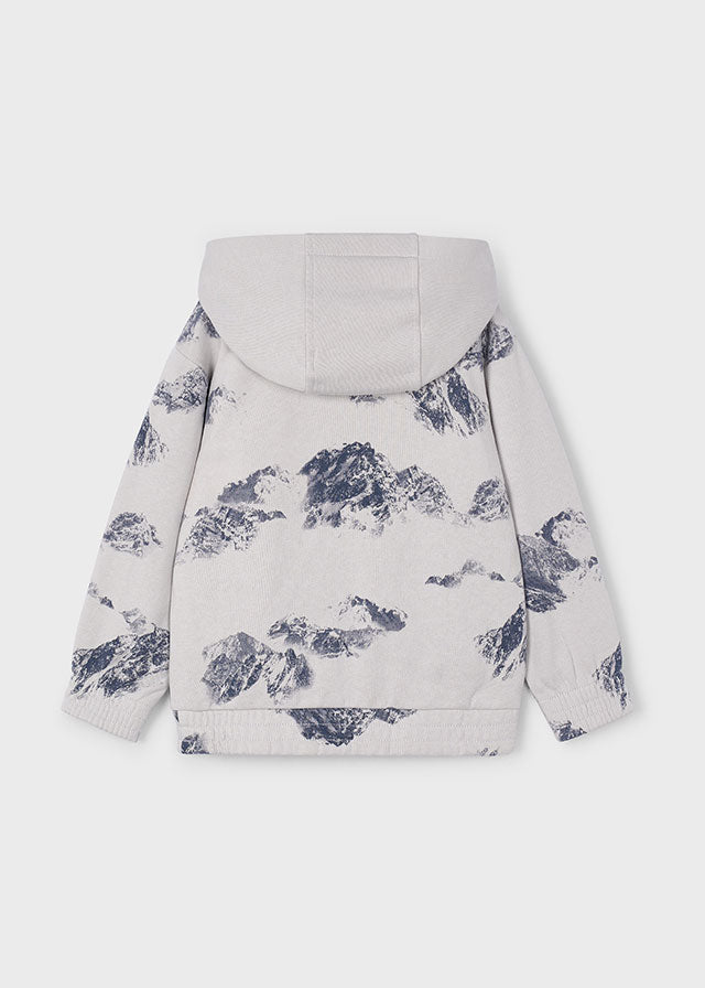 Mountain Print Hoodie, 4403