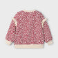 Ruffle Sleeve Pullover, Strawberries, 4433