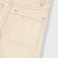 Wide Leg Twill Pants, Almond, 4576