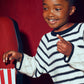Black and White Striped Sweater, 4582