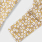 Printed Velvet Leggings, Yellow Floral, 4715