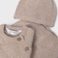 Knit Sweater and Hat Set, Sand, 9981